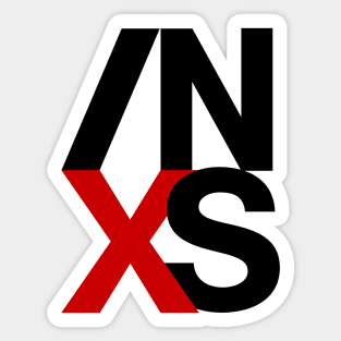 INXS Fan Art Sticker